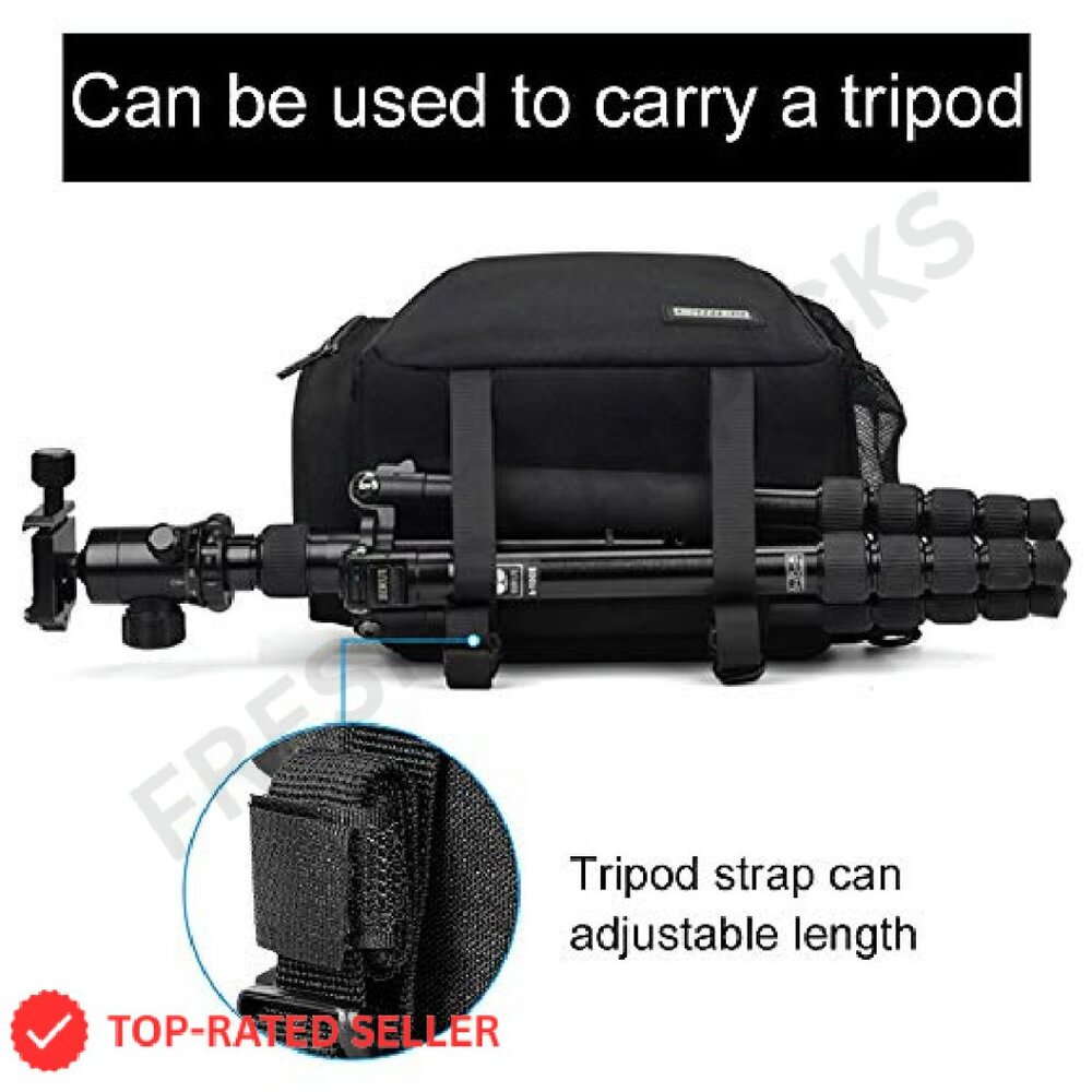 Camera Sling Backpack Dslr Mirrorless Tripod Hold… - image 7